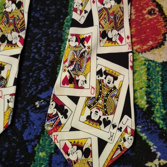 Playing Card Pattern Tie - Picture 2 of 8